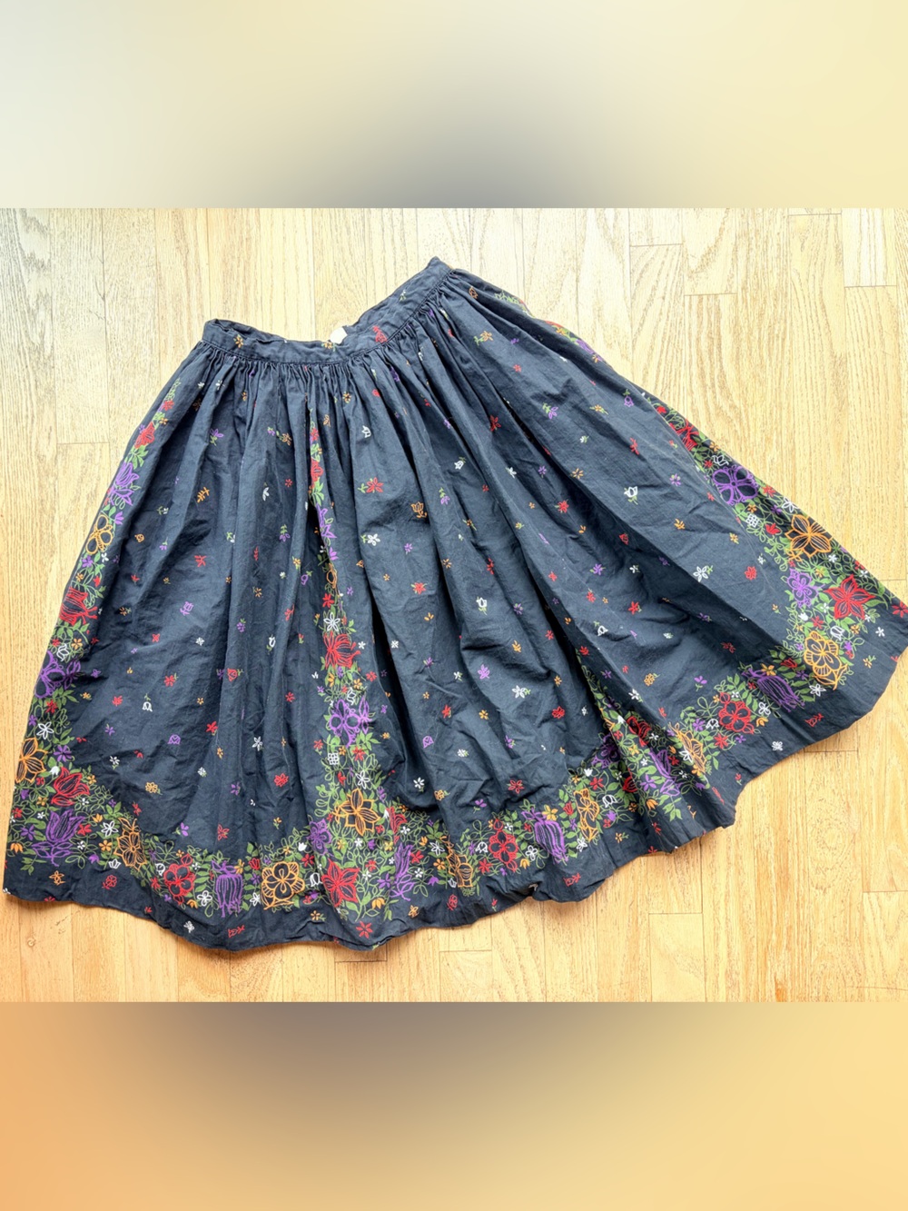 Vintage Floral Pleated Skirt | Koret Of California | Est Women’s XS